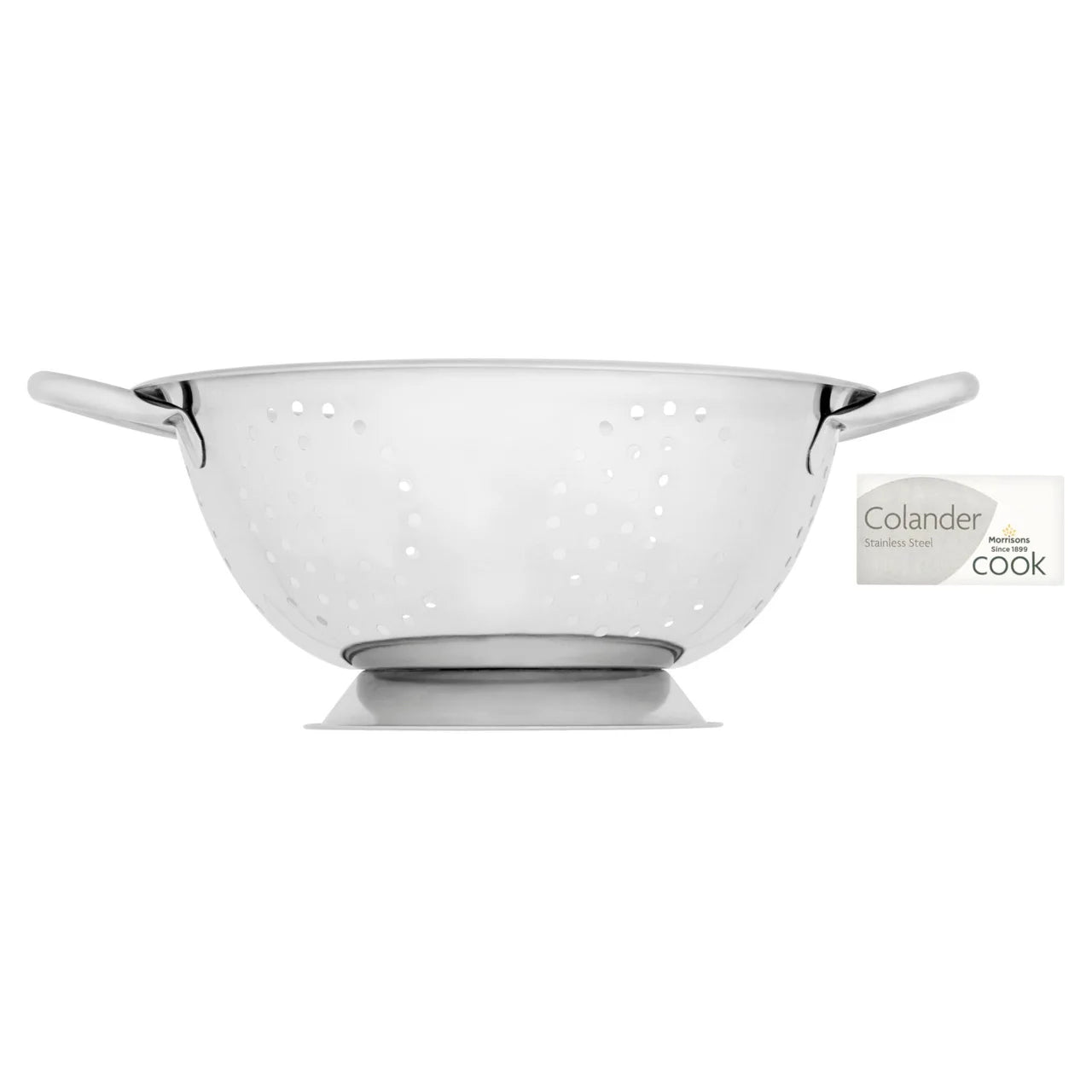 Morrisons Stainless Steel Colander