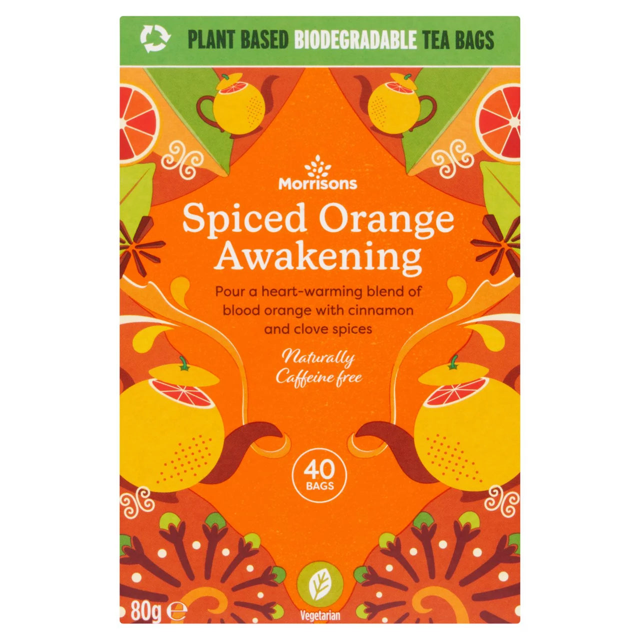 Morrisons Spiced Orange Awakening 40 Bags 80g