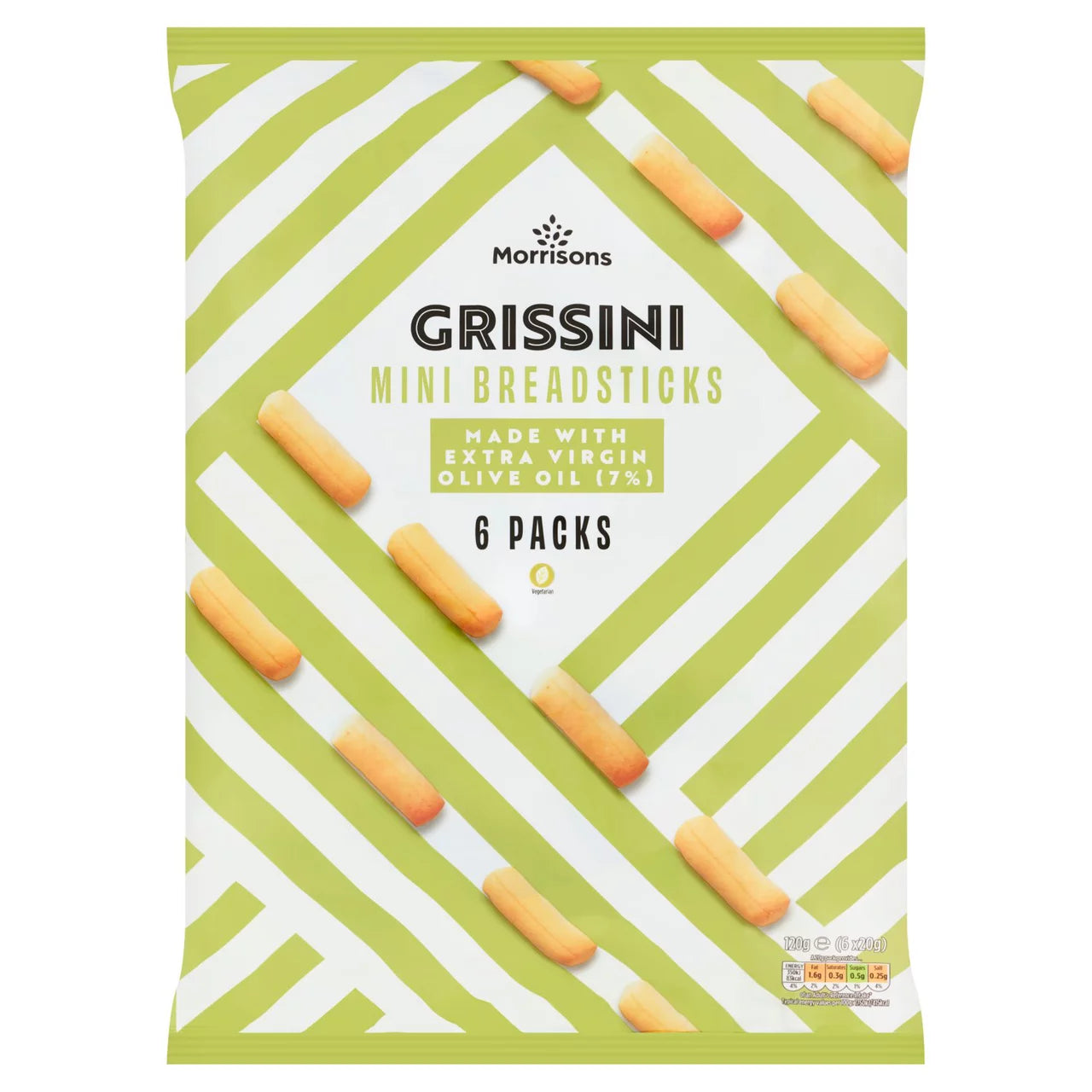 Morrisons Mini Breadsticks Portion Pack 6 x 20g