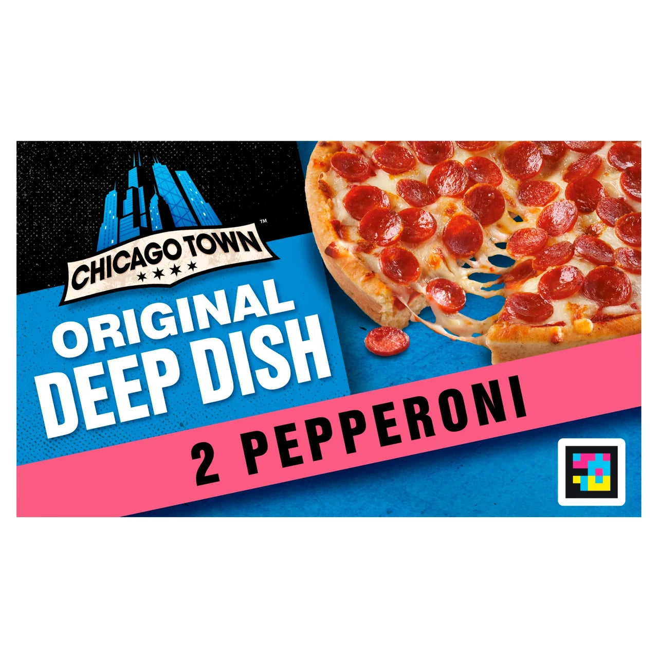 Chicago Town Fully Loaded Deep Dish Pepperoni 2 x 155g