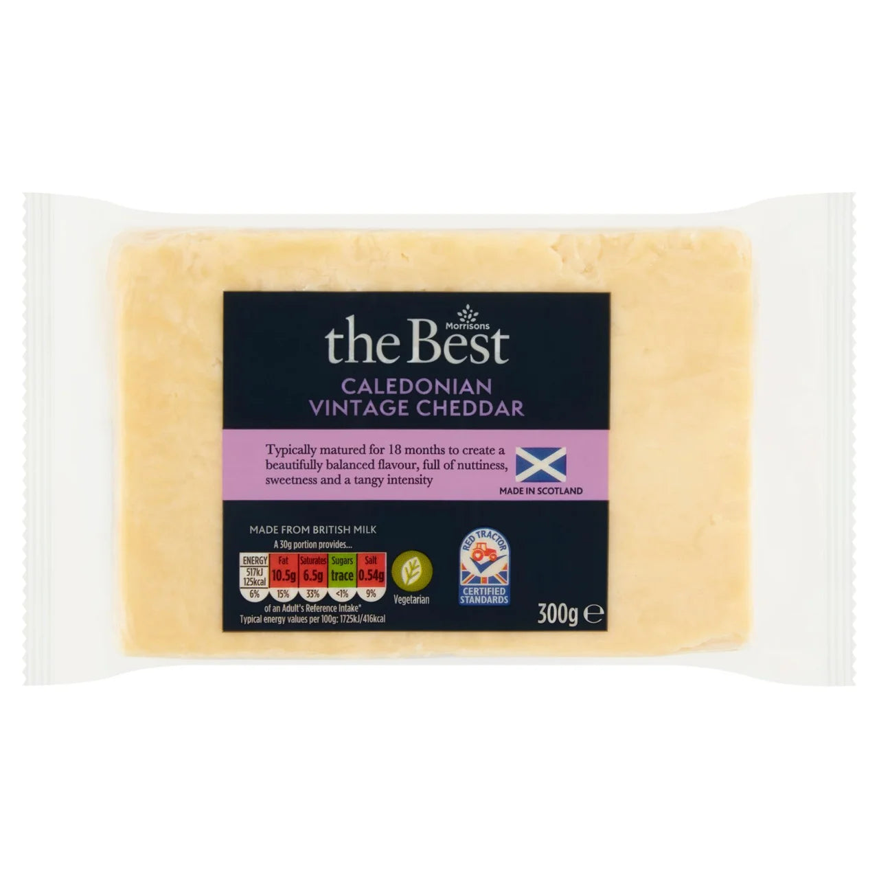 Morrisons The Best Caledonian Vintage Cheddar 300g