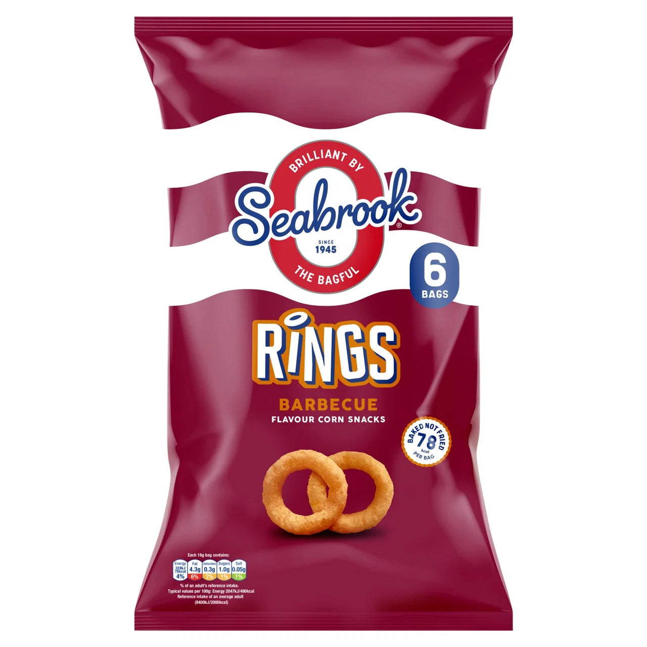 Seabrook Rings BBQ 6 x 16g