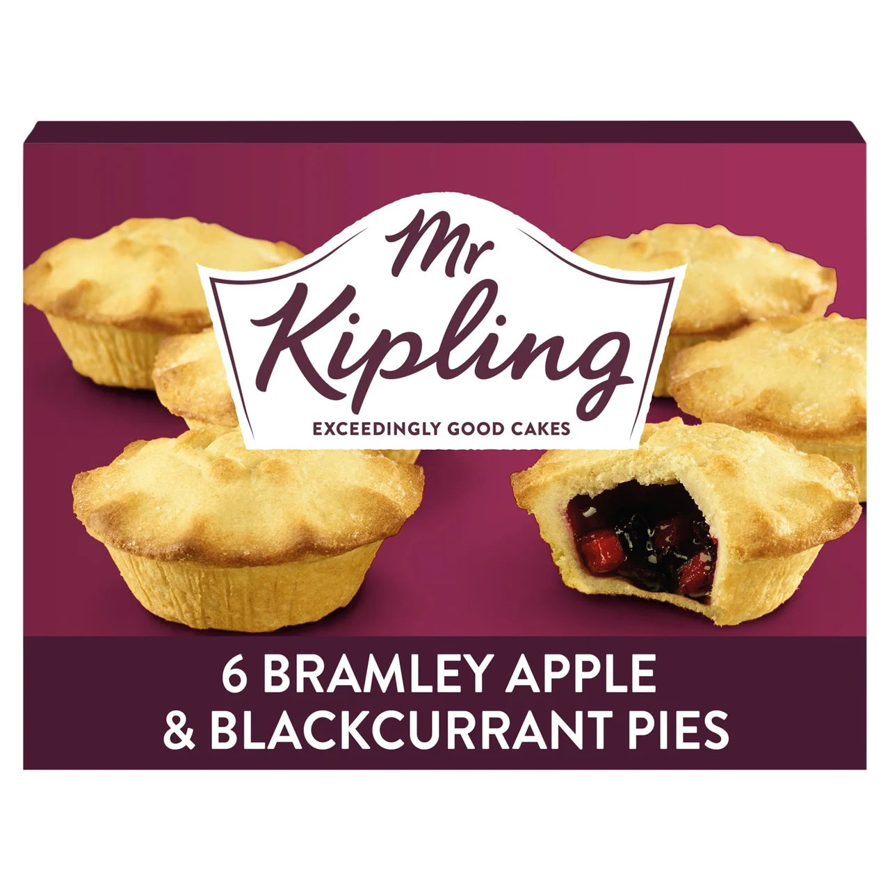 Mr Kipling Bramley Apple Blackcurrant Pies