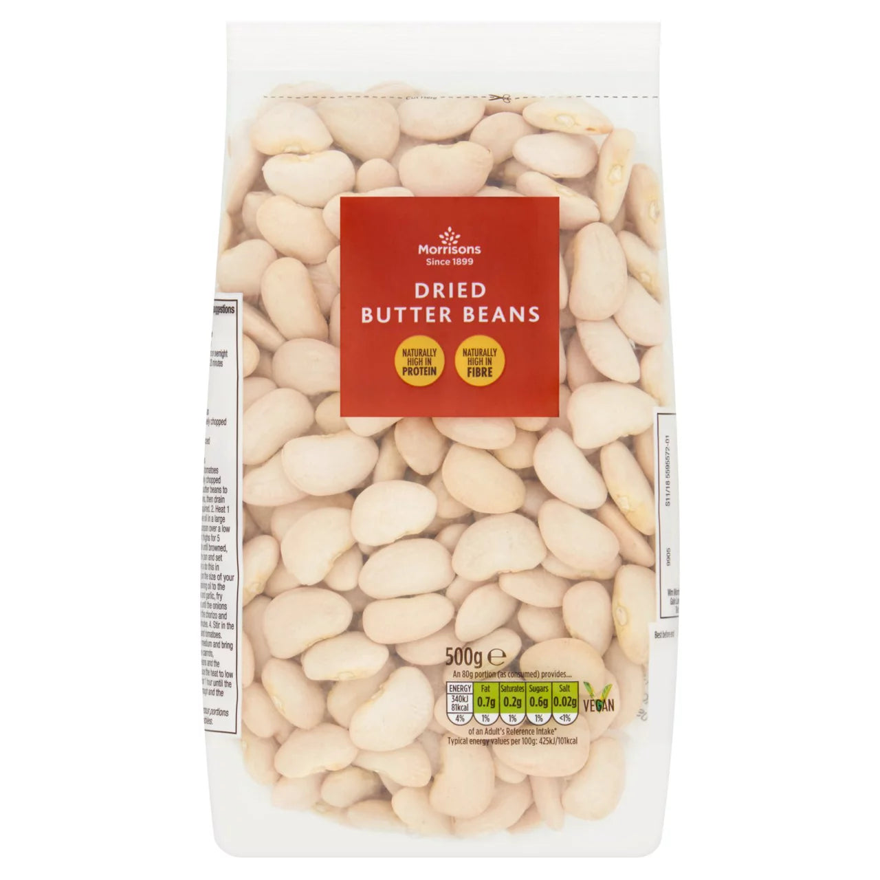 Morrisons Butter Beans 500g