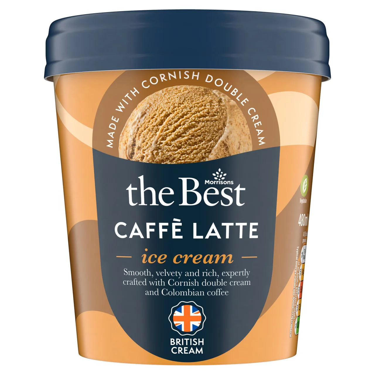 Morrisons The Best Caffe Latte Ice Cream 480ml