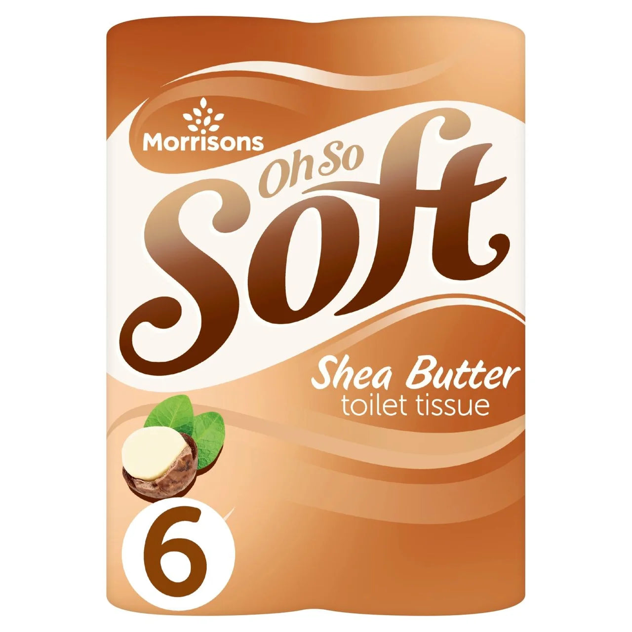 Morrisons Shea Butter Toilet Tissue Bigger Rolls 6pk