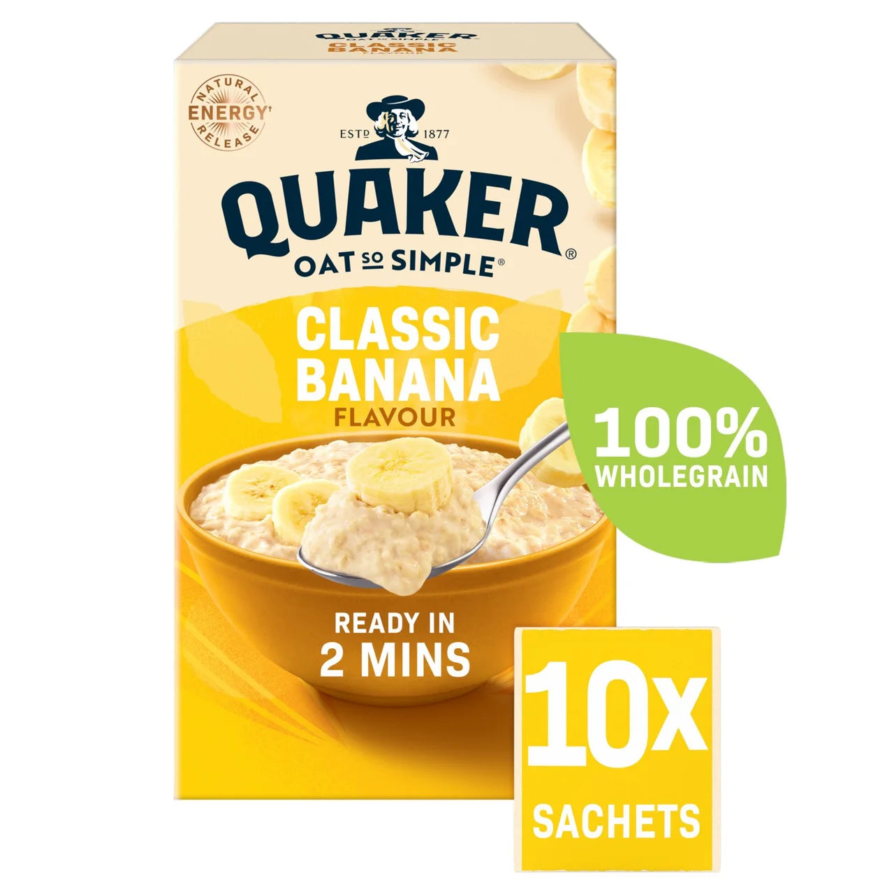 Quaker Oat So Simple Banana Porridge 10 Sachets 348g