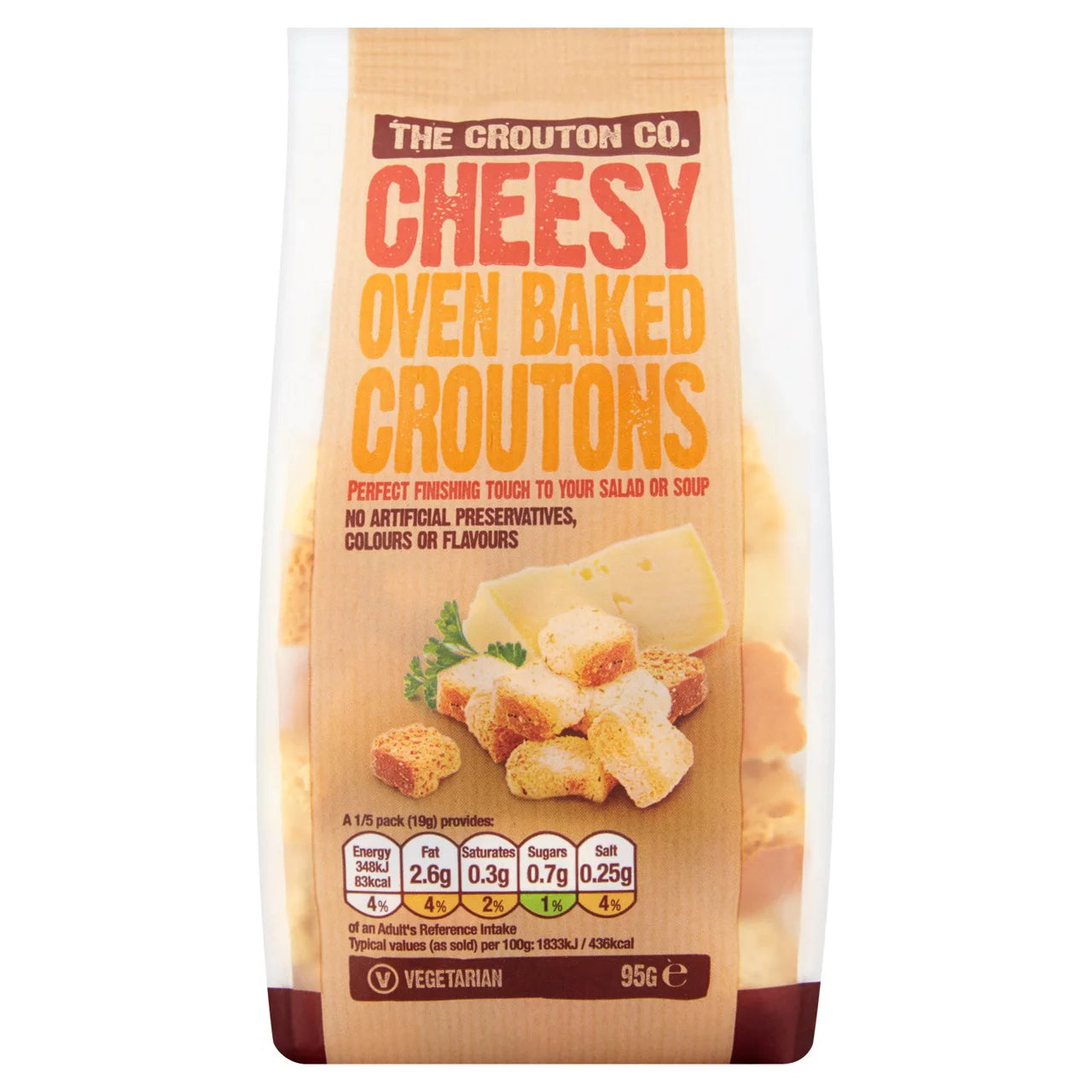 The Crouton Co. Cheesy Oven Baked Croutons 95g