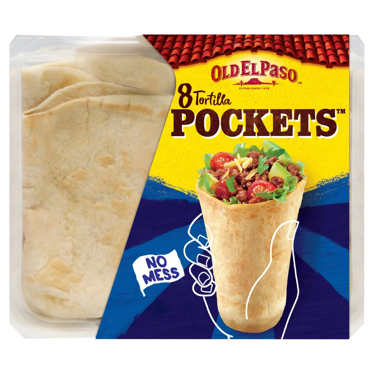 Old El Paso 8 Tortilla Pockets 223g