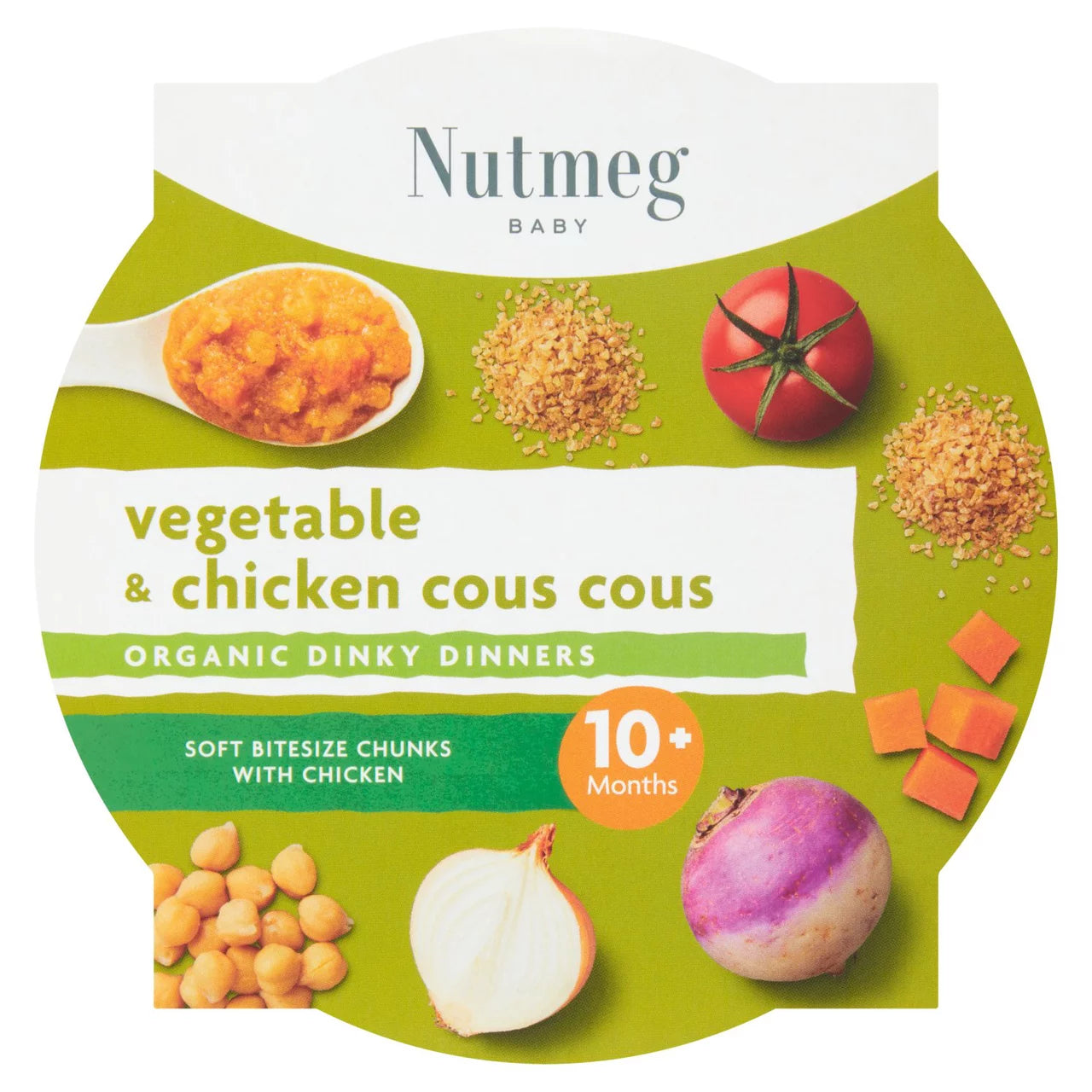 Nutmeg Vegetable & Chicken Cous Cous 10+ Months 190g