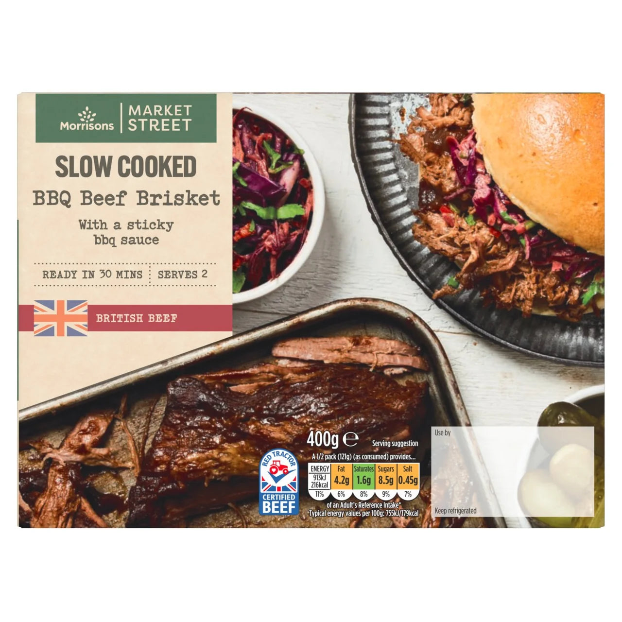 Morrisons BBQ Beef Brisket 400g