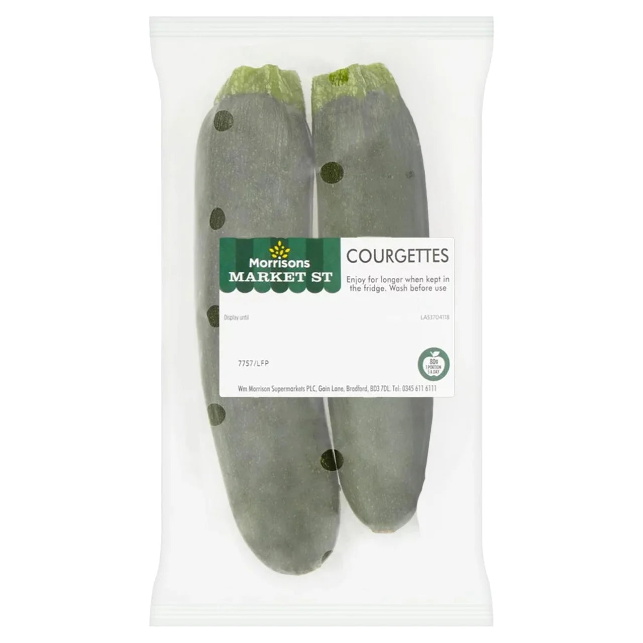 Morrisons Courgettes 3pk