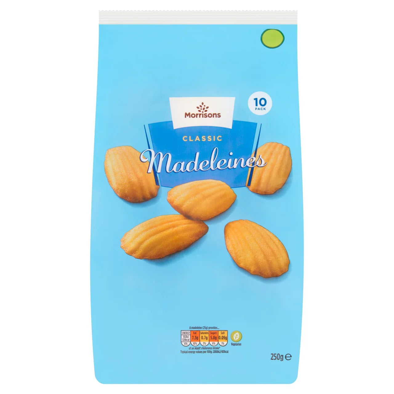 Morrisons Individually Wrapped Madeleines 10pk