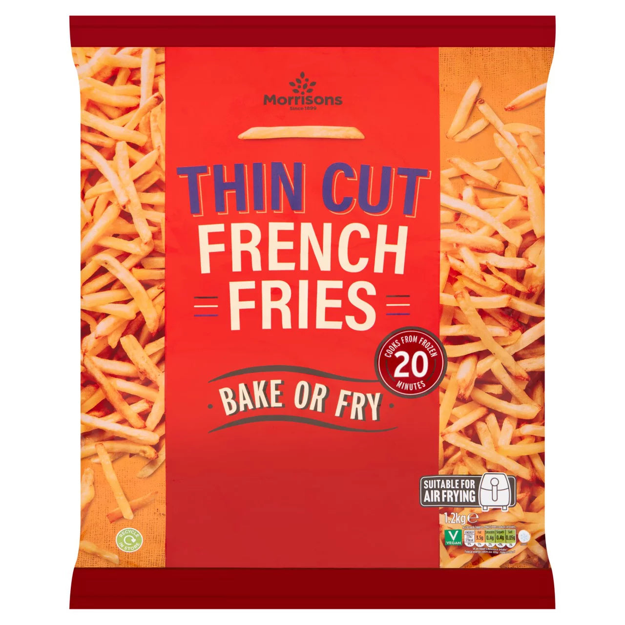 Morrisons Thin Cut French Fries 1.2kg