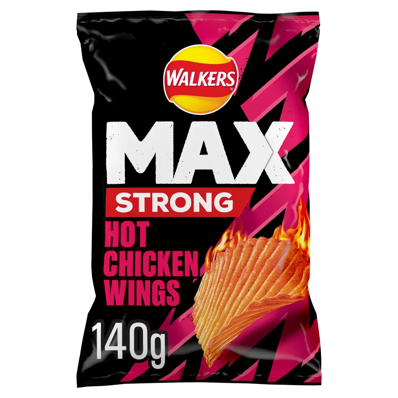 Walkers Max Strong Hot Chicken Wing 140g