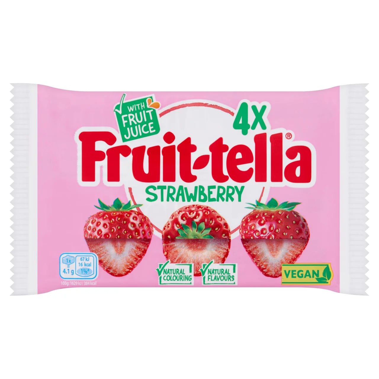 Fruittella Strawberry Sweets 4pk