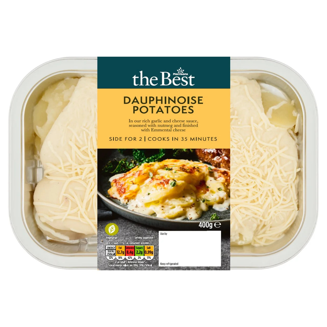 Morrisons The Best Maris Piper Dauphinoise Potatoes 400g