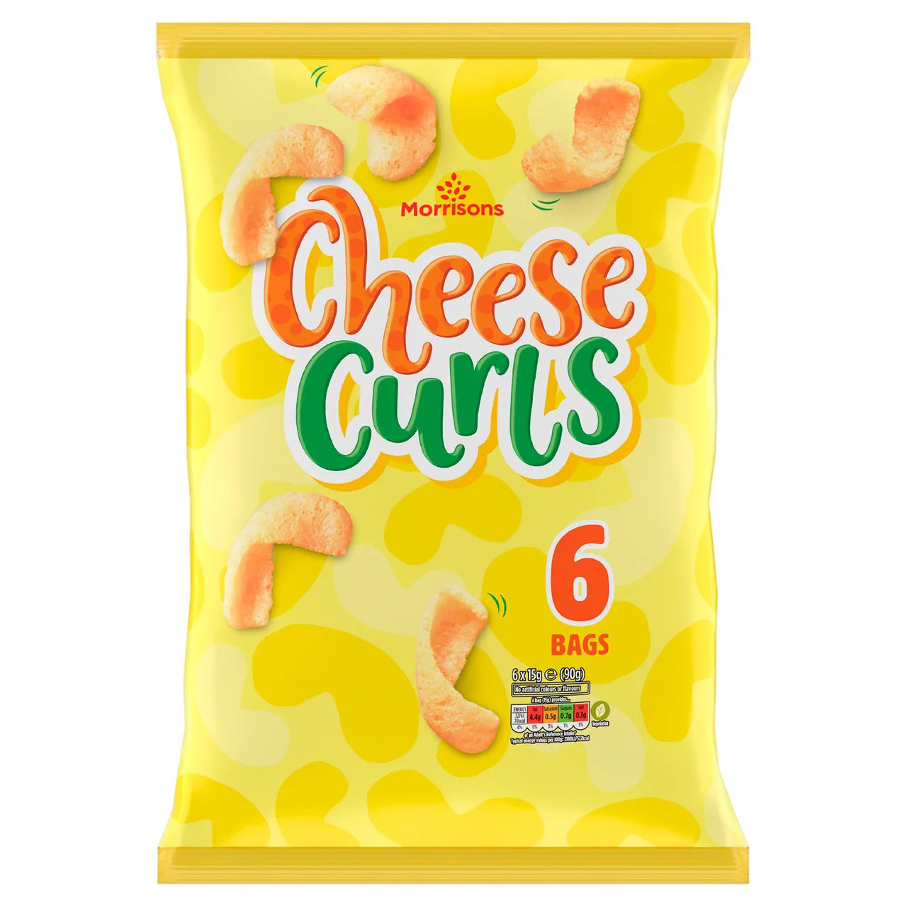 Morrisons Cheese Curls 15g 6pk