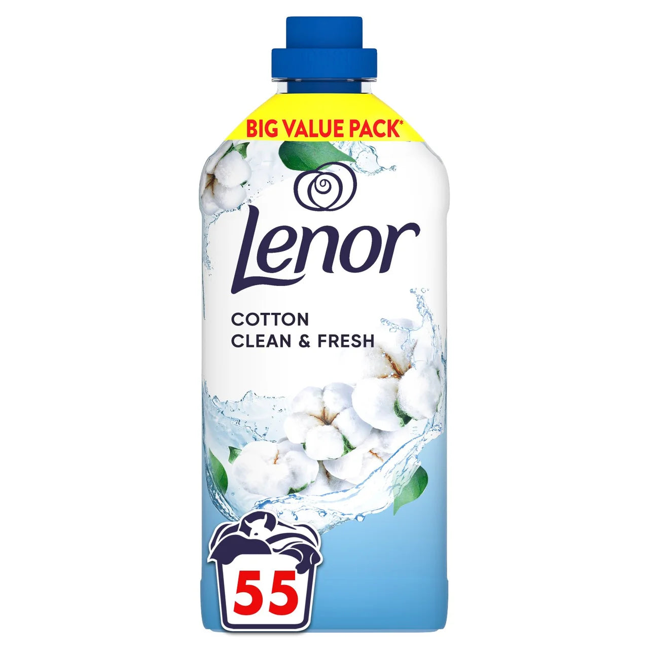 Lenor Fabric Conditioner Cotton Fresh 55 Washes 1.82L