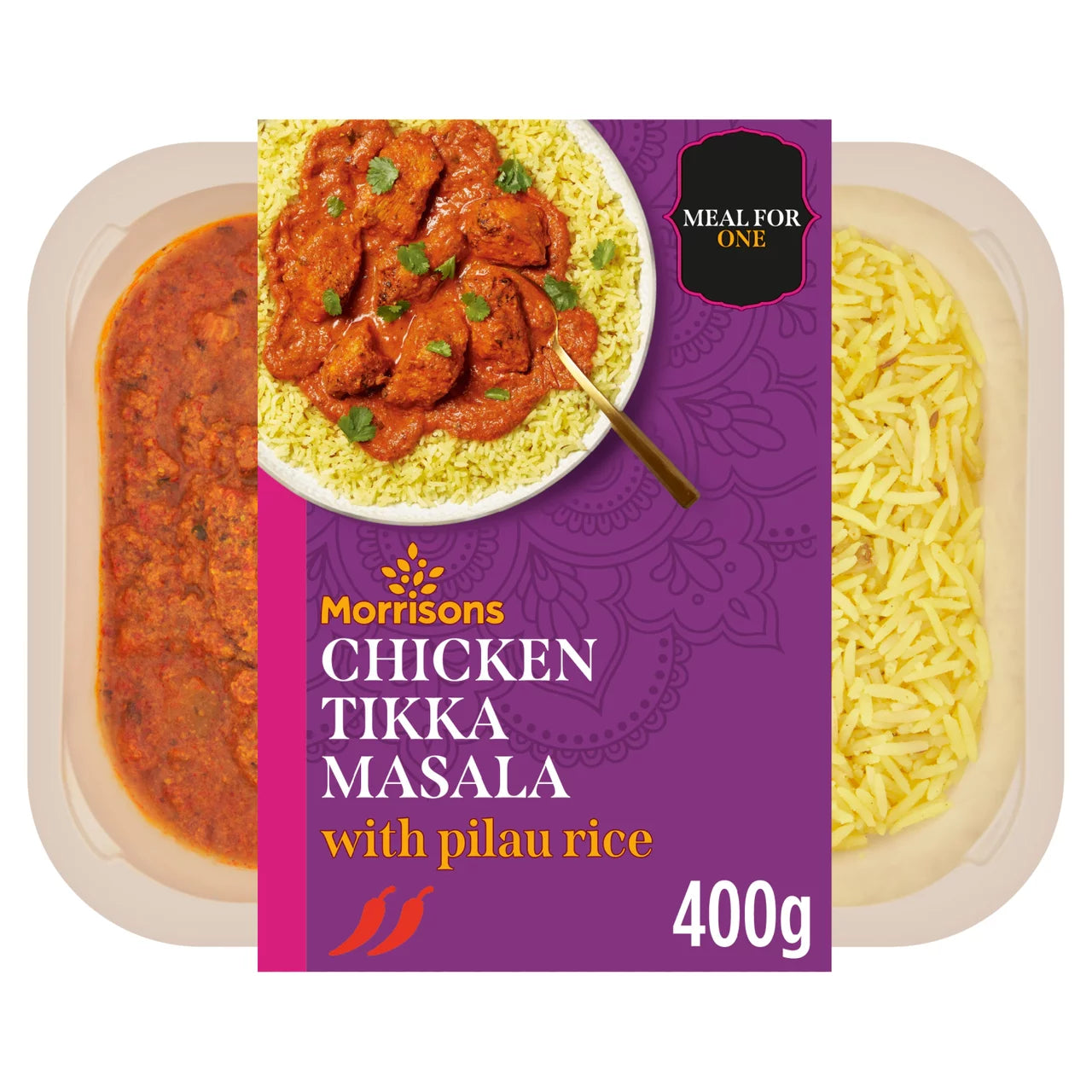 Morrisons Chicken Tikka Masala With Rice 400g