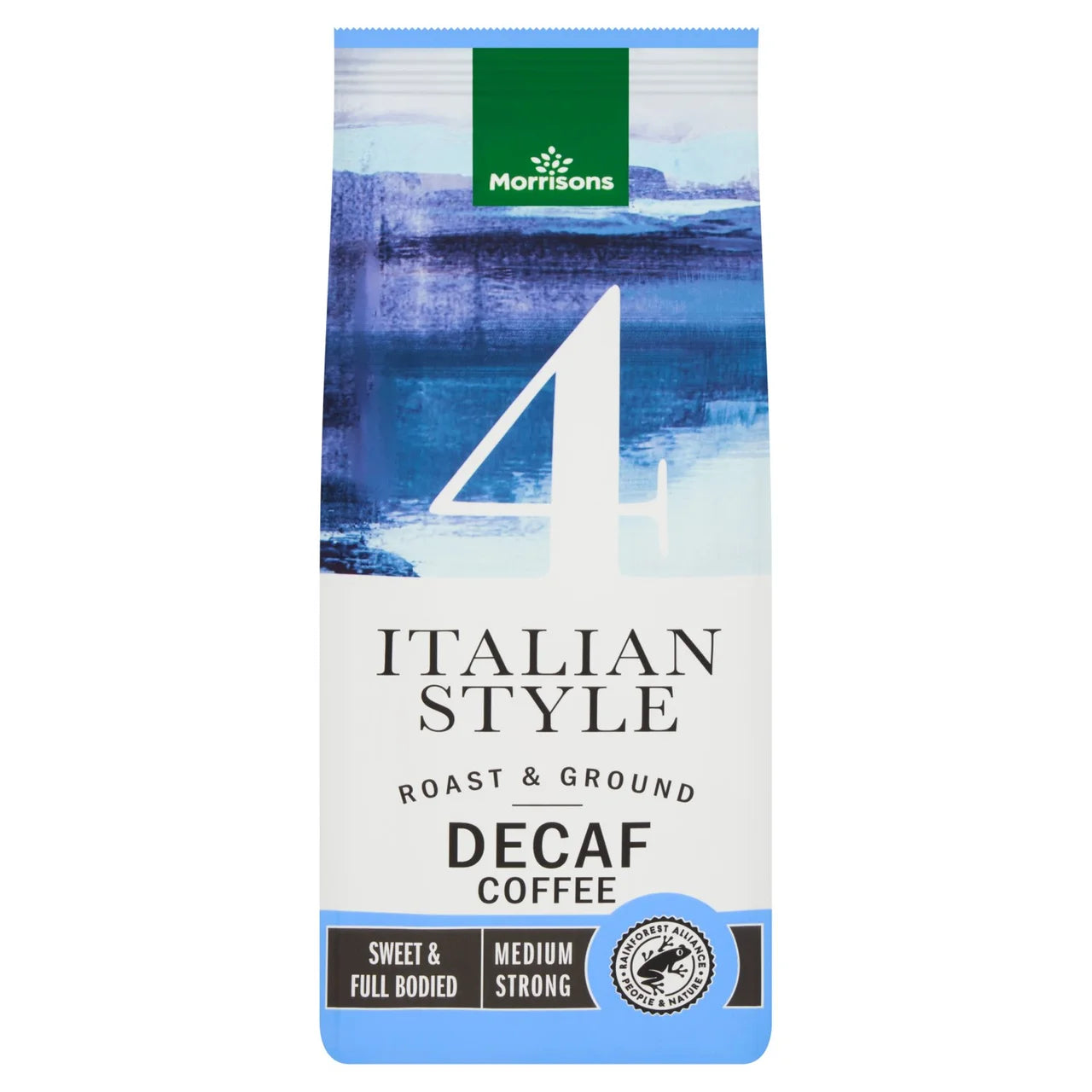 Morrisons Italian Style Deca Ground Coffee 227g