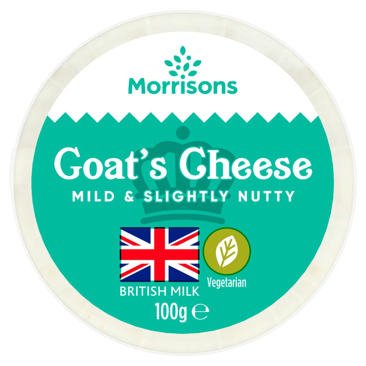 Morrisons British Somerset Goats Cheese 100g