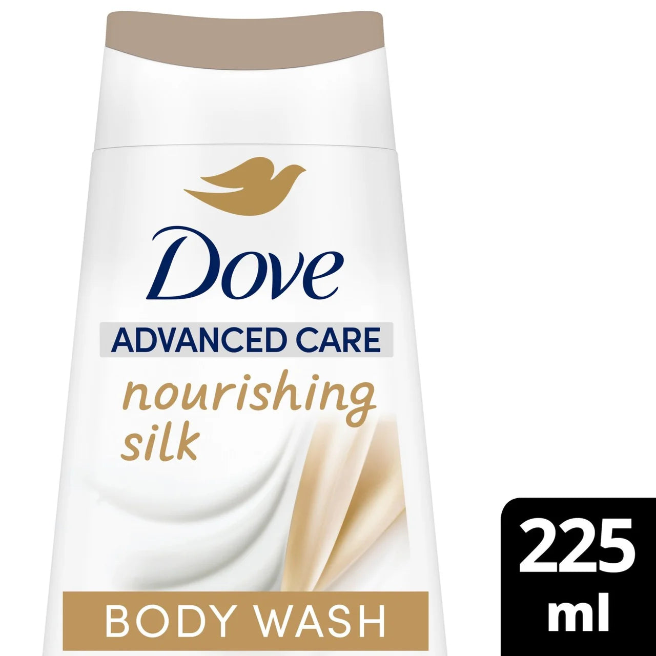 Dove Nourishing Silk Advanced Care Body Wash Shower Gel 225ml