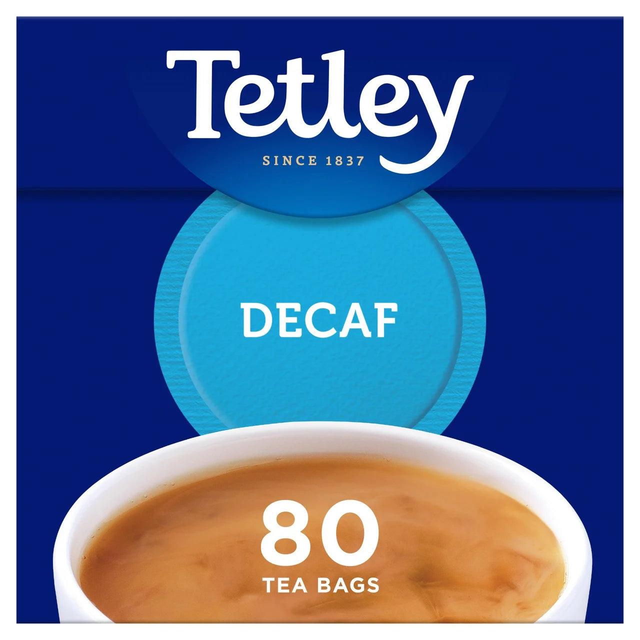 Tetley 80 Decaf Tea Bags 250g