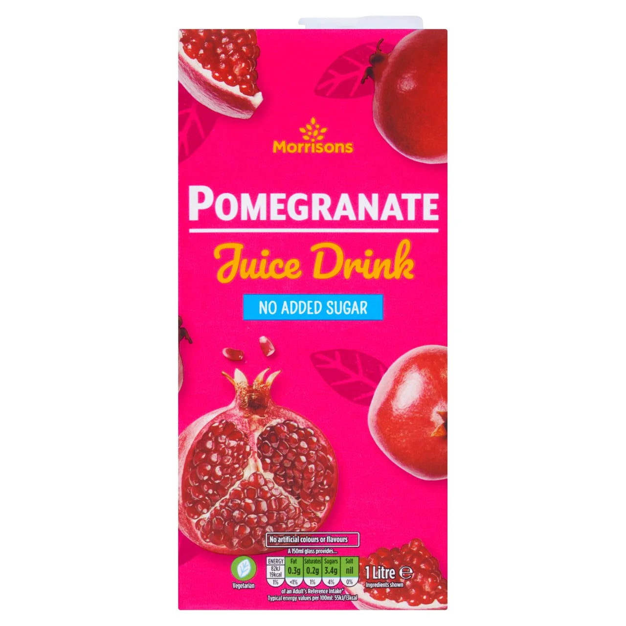 Morrisons No Added Sugar Pomegranate Juice 1L