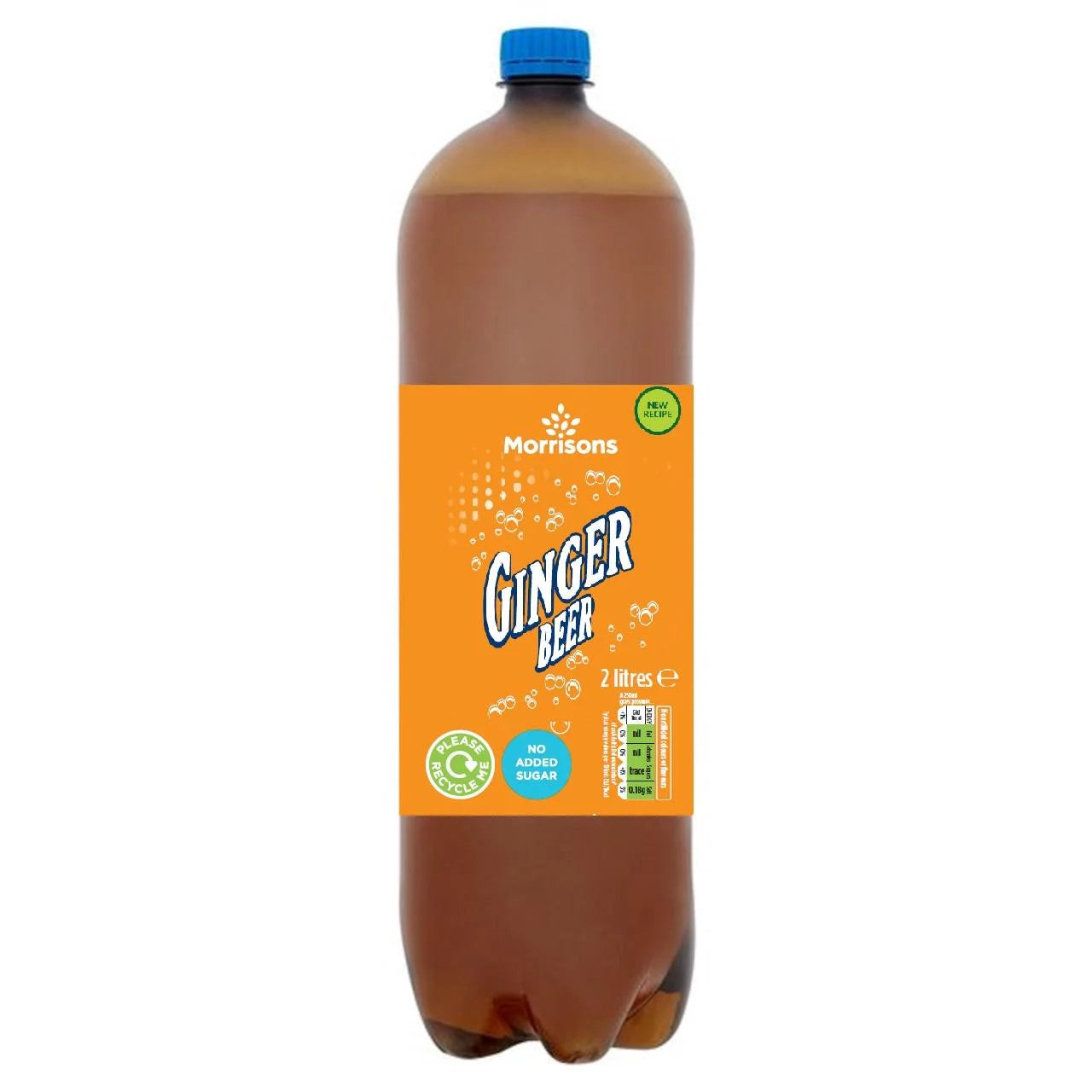 Morrisons No Added Sugar Ginger Beer 2L