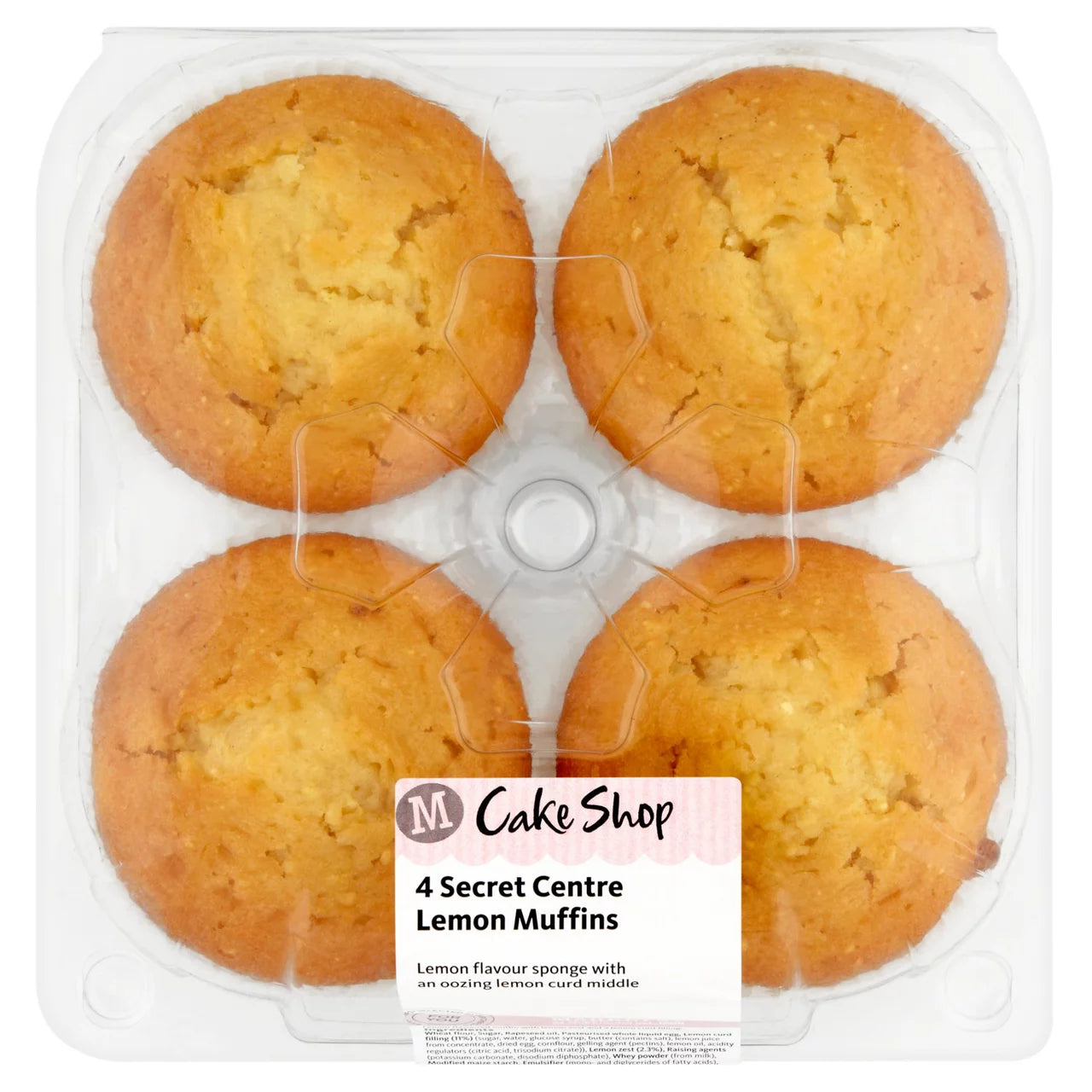 Morrisons 4 Lemon Muffins [880]