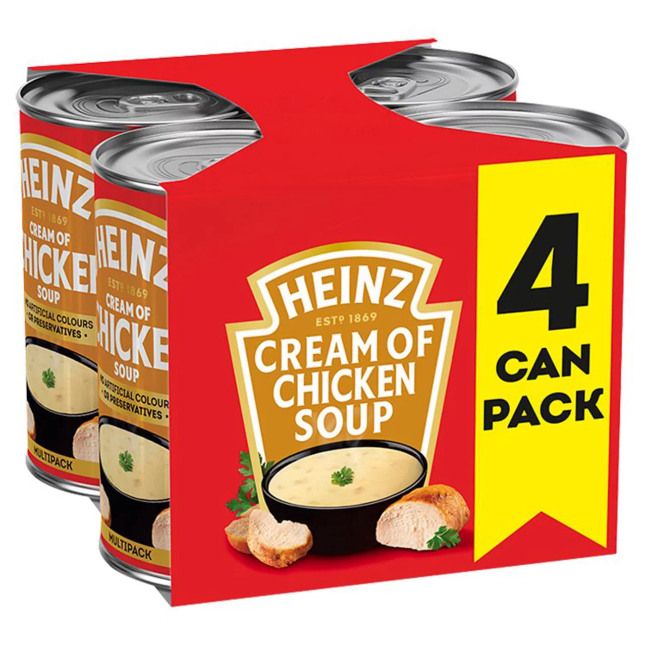 Heinz Classic Soup Cream Of Chicken 4 x 400g