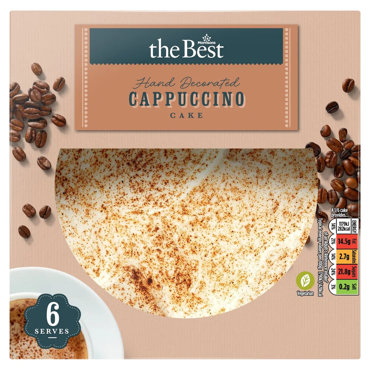 Morrisons The Best Cappuccino Cake 391g