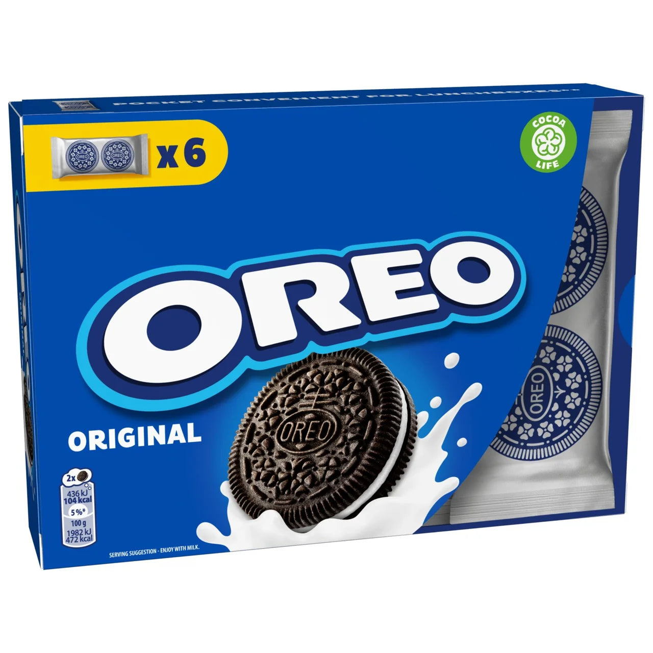 Oreo Vanilla 132g 6pk