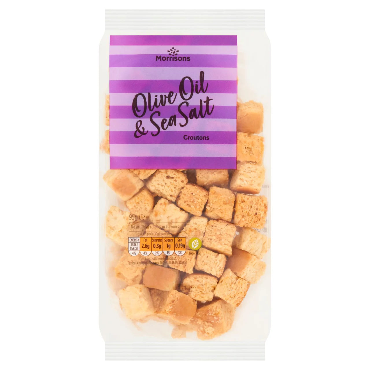Morrisons Olive Oil & Sea Salt Croutons 95g