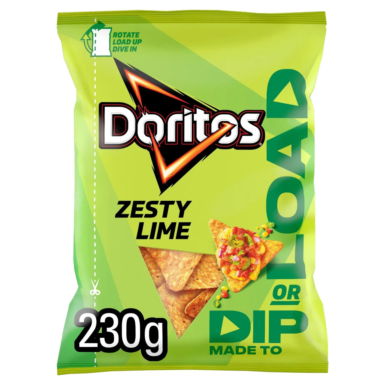 Doritos Dip Or Load Zesty Lime 230g