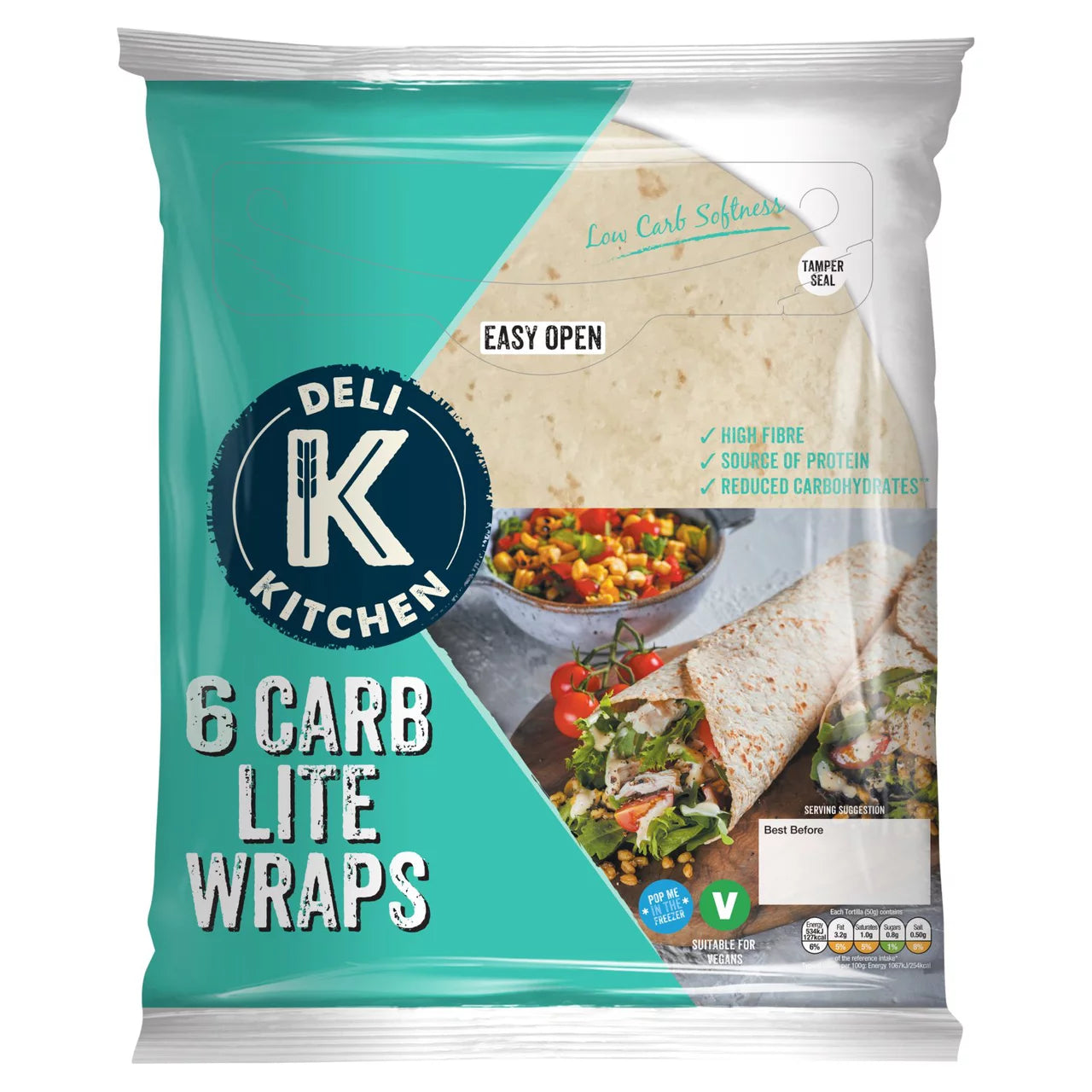 Deli Kitchen 6 Carb Lite Wraps