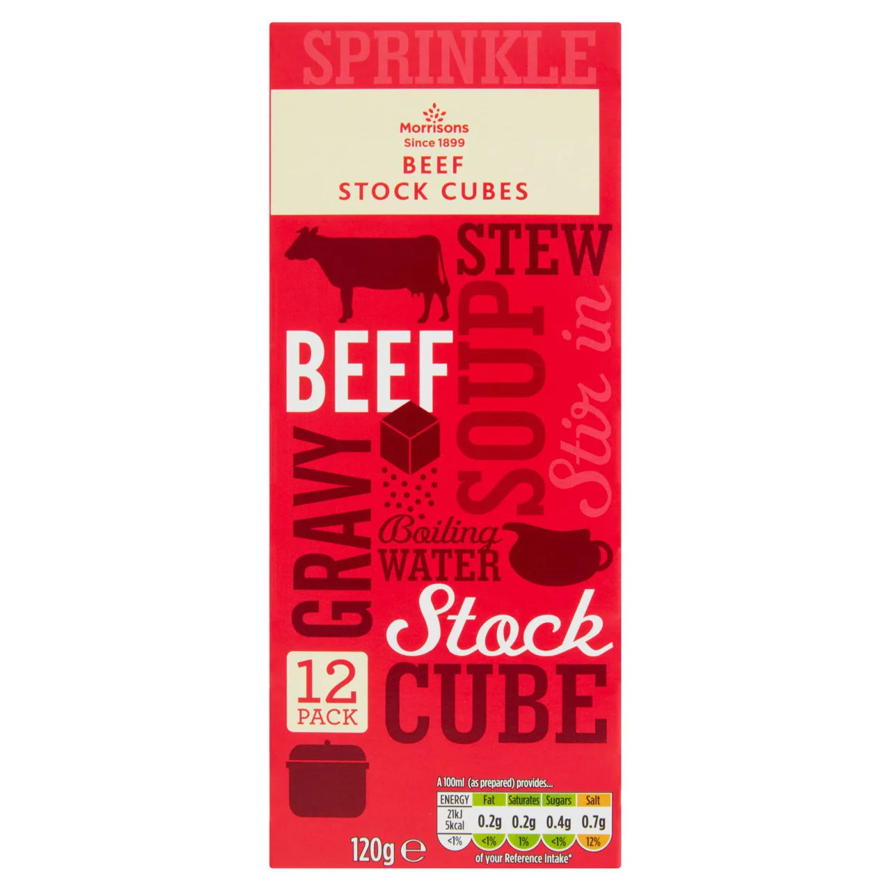 Morrisons Beef Stock Cubes 120g