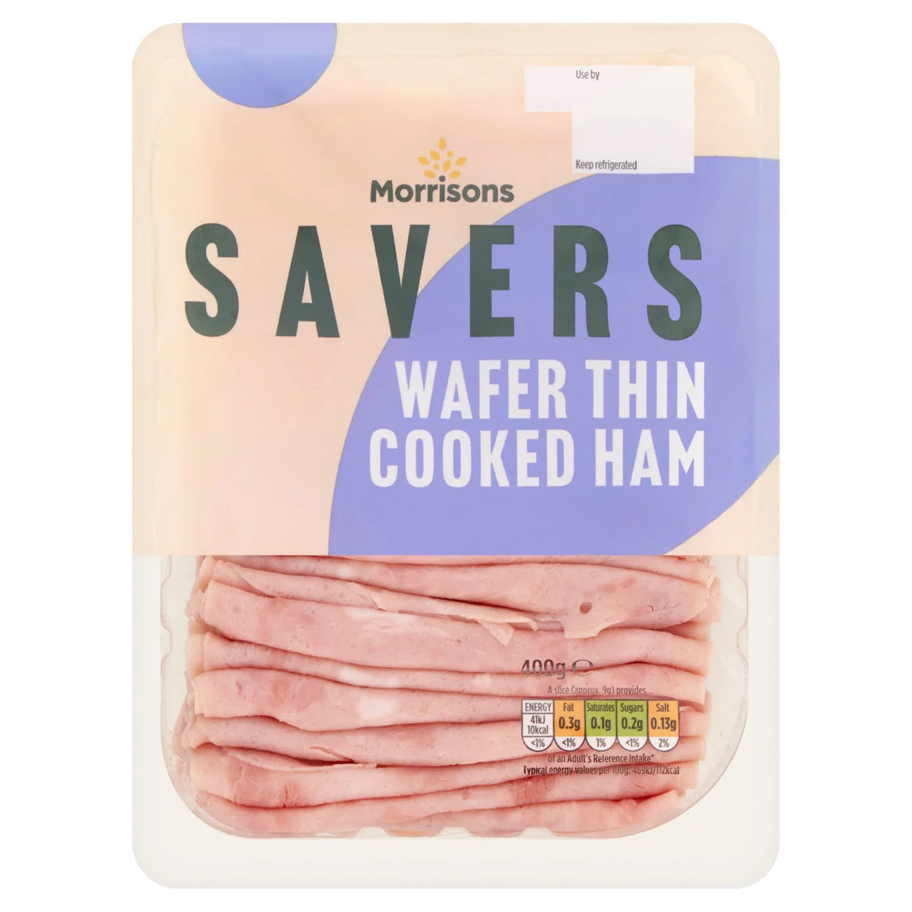 Morrisons Savers Wafer Thin Cooked Ham 400g