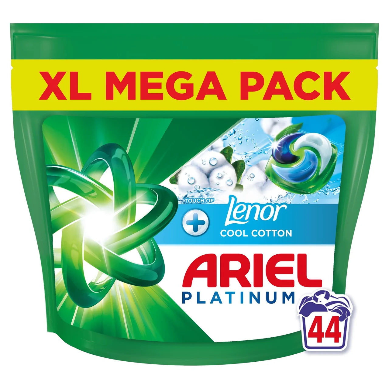 Ariel Platinum Cotton Fresh Laundry Pods 44pk