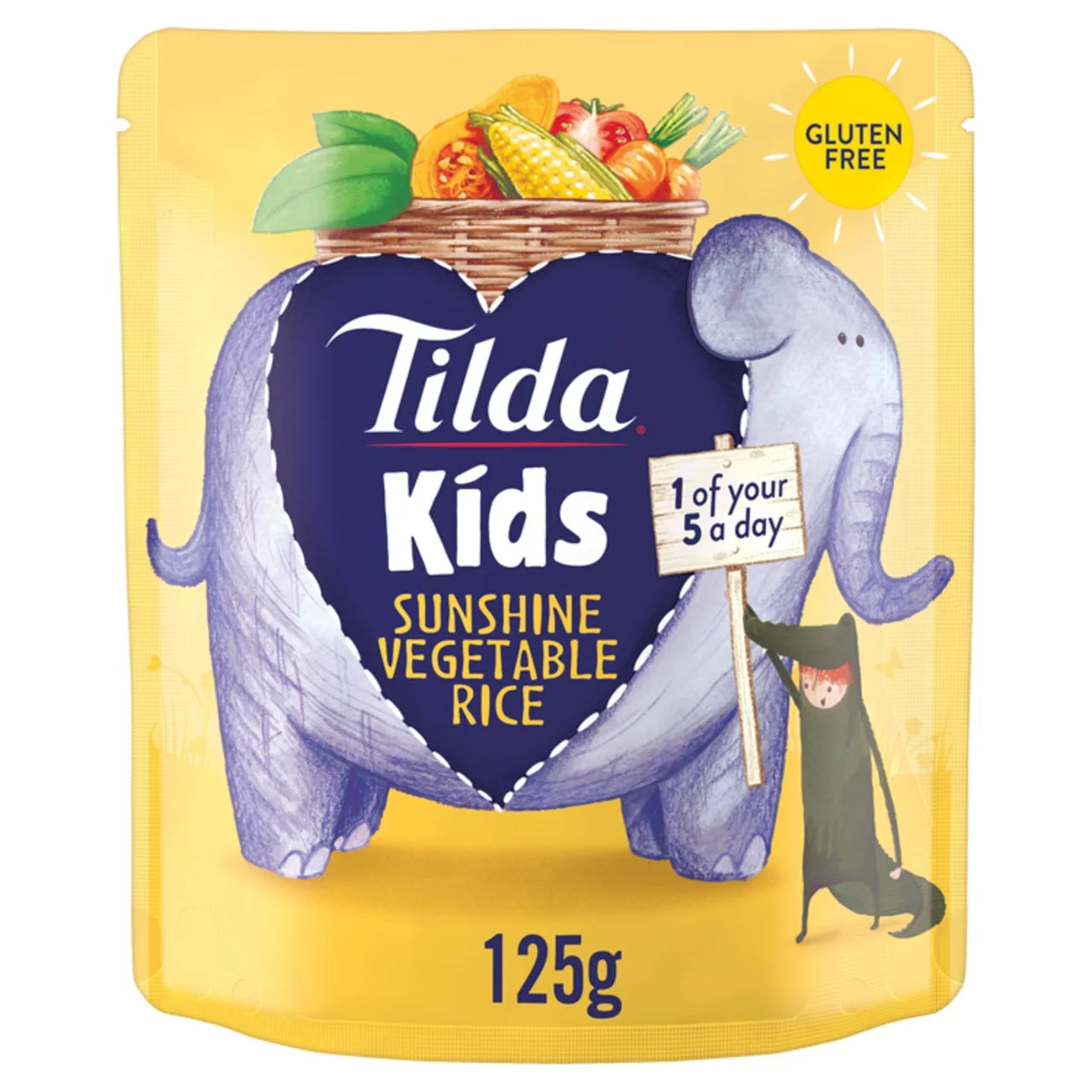Tilda Kids Sunshine Veg Rice 125g