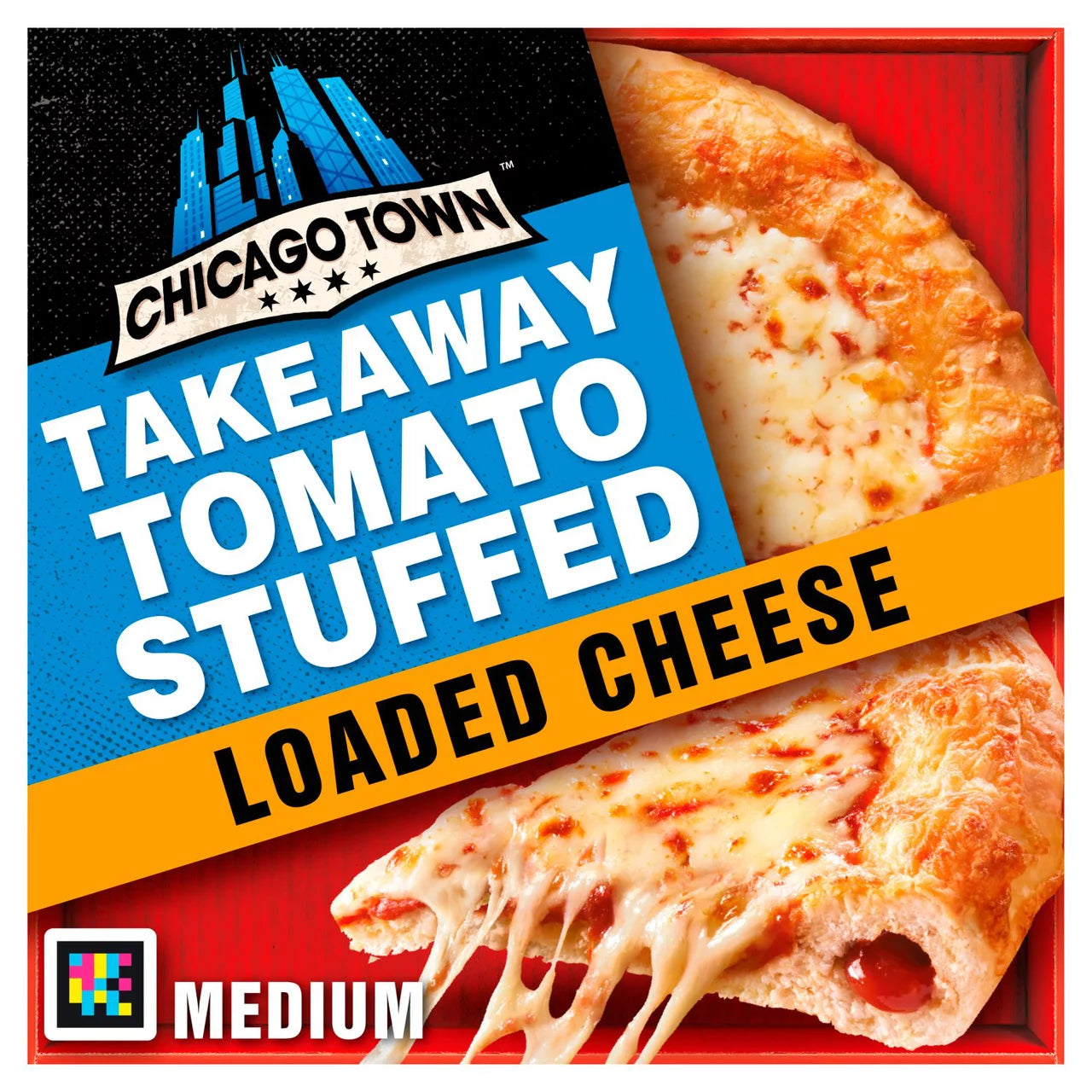 Chicago Town Medium Stuffed Crust Loaded Cheese Pizza 480g