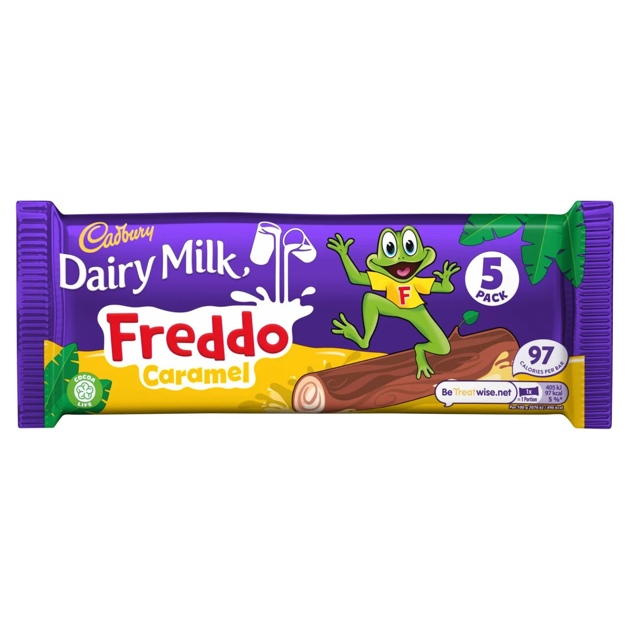Cadbury Dairy Milk Freddo Caramel Chocolate Bar 4 x 19.5g *