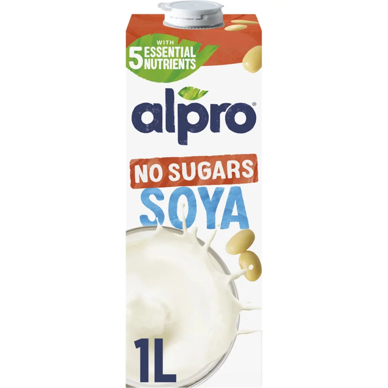 Alpro Unsweetened Soya Milk 1L