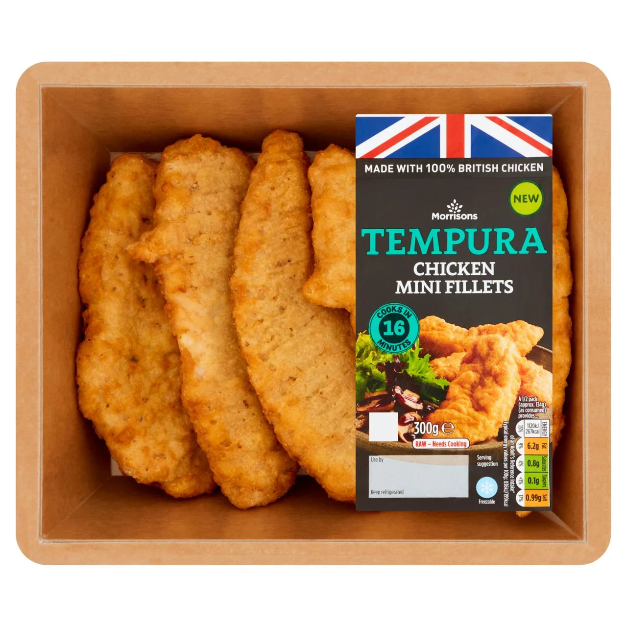 Morrisons Tempura Chicken Mini Fillets 300g