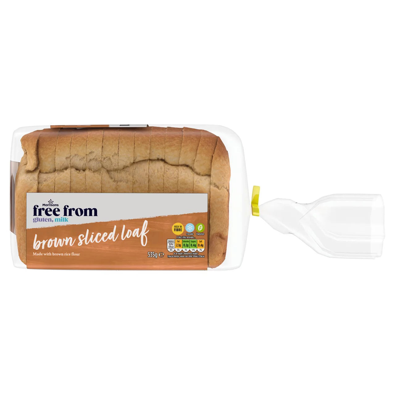 Morrisons Free From Brown Loaf 535g [840]