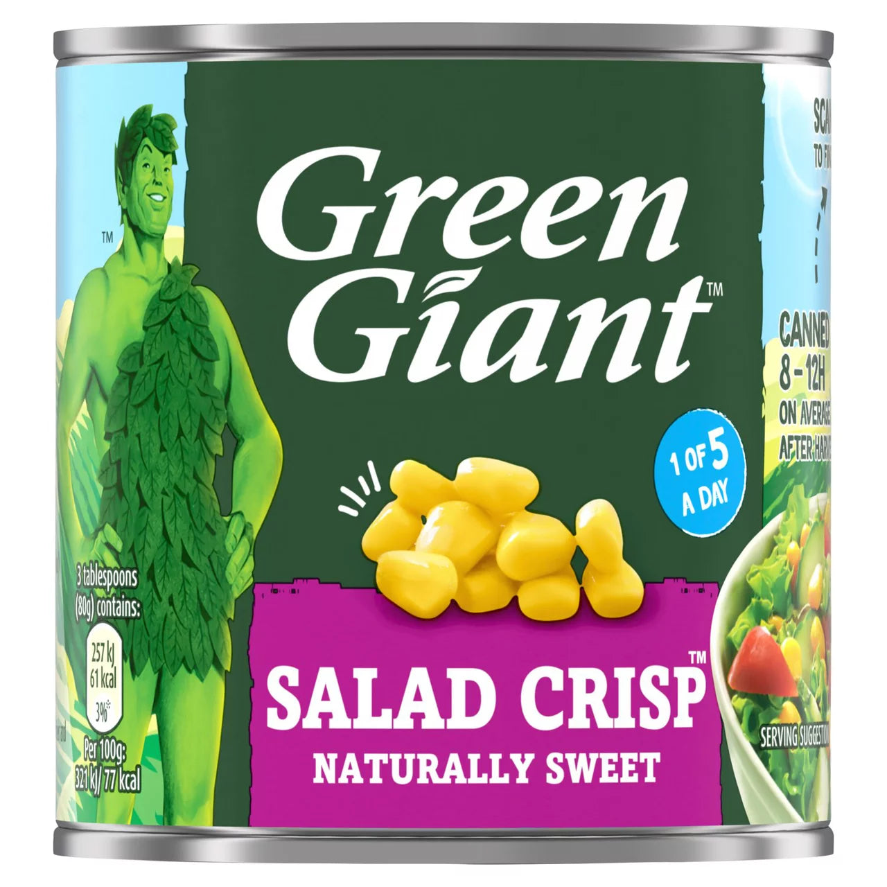 Green Giant Salad Crisp Sweetcorn 150g