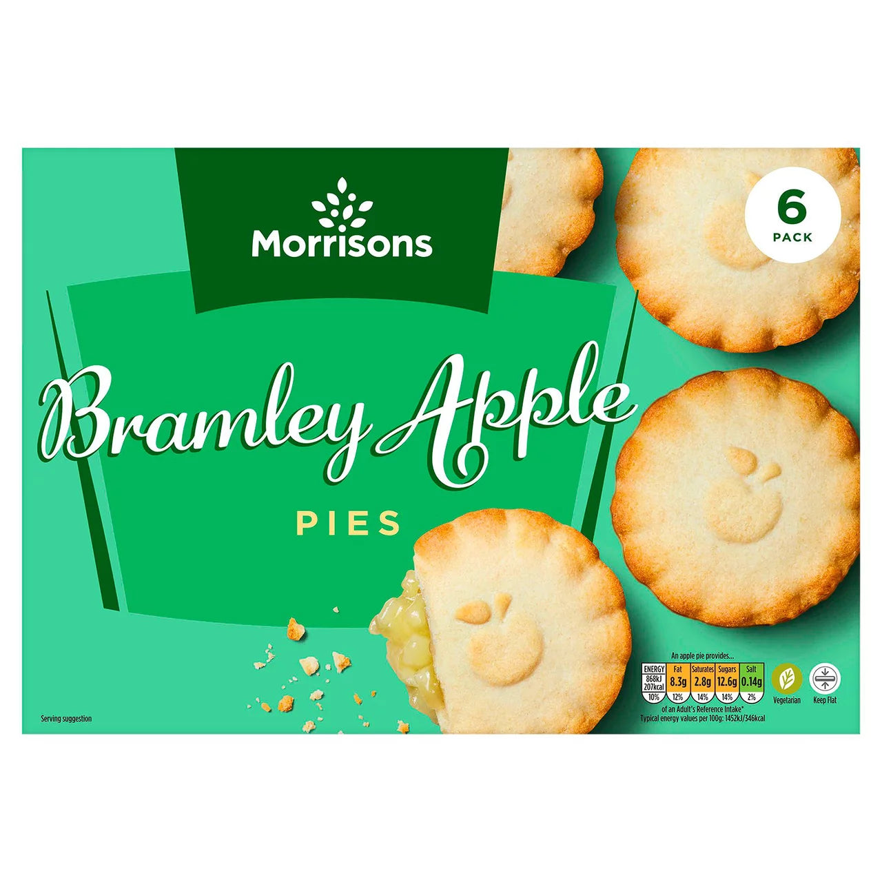 Morrisons Apple Pies 6pk