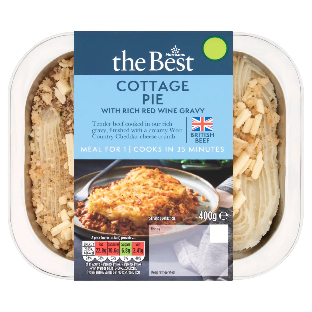 Morrisons The Best Cottage Pie With Ale Gravy 400g