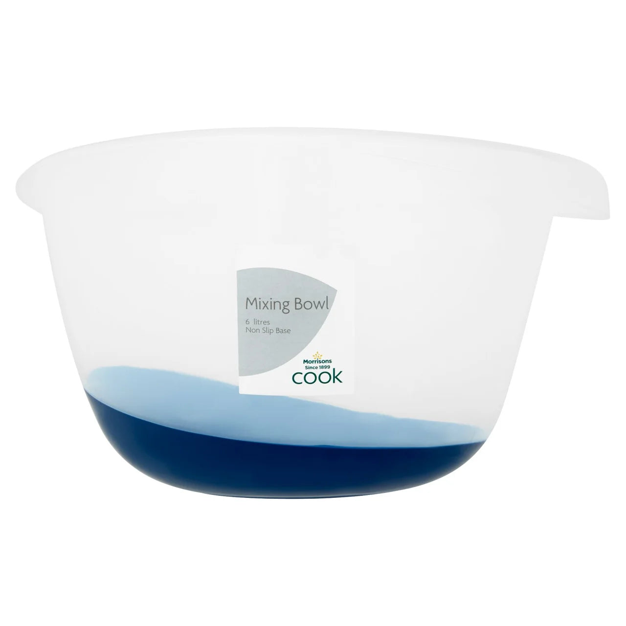 Morrisons Mixing Bowl with Non Slip Base 6L